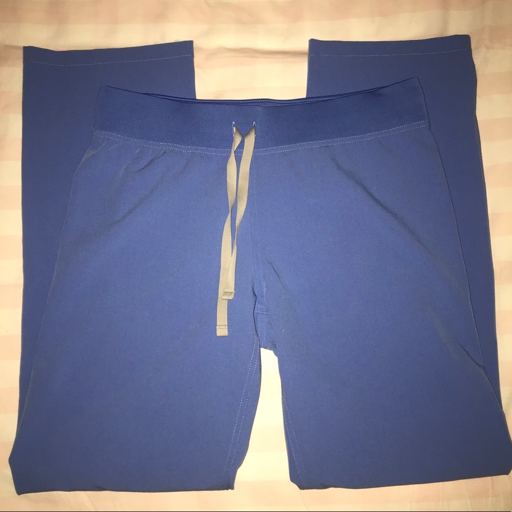 figs livingston scrub pants ceil blue small